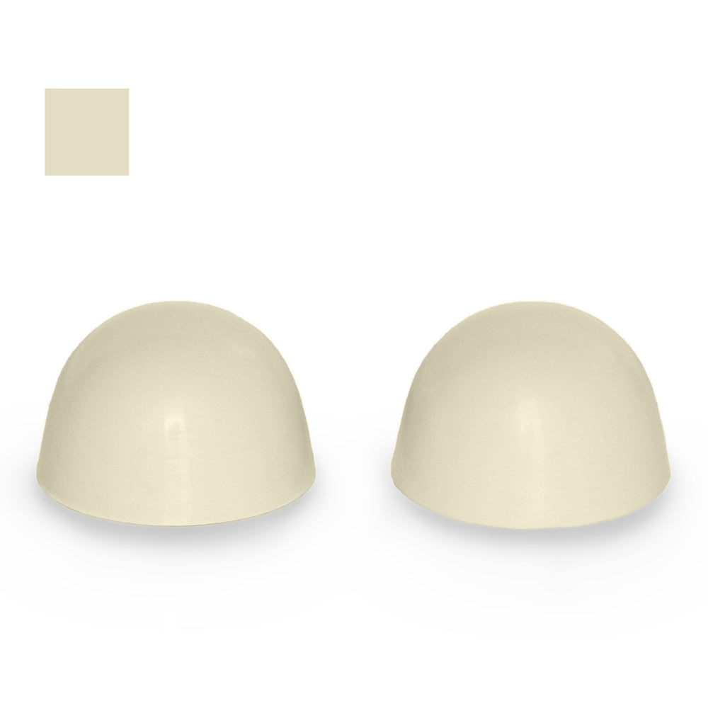 Crane Pair of Replacement Bolt Caps - BONE