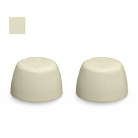 
                Crane Pair of Replacement Bolt Caps - BONE
              