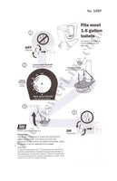 
                 16BP Korky 2" Adjustable 1.6 GPF Flapper Water Saver - DPF-Plumbing
              