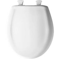 
                Briggs Round Front Toilet Seat - WHITE
              