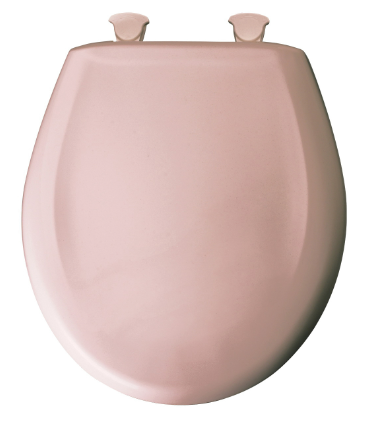 Briggs Round Front Toilet Seat - CORAL