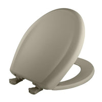 Briggs Round Front Toilet Seat - LIGHT GREY