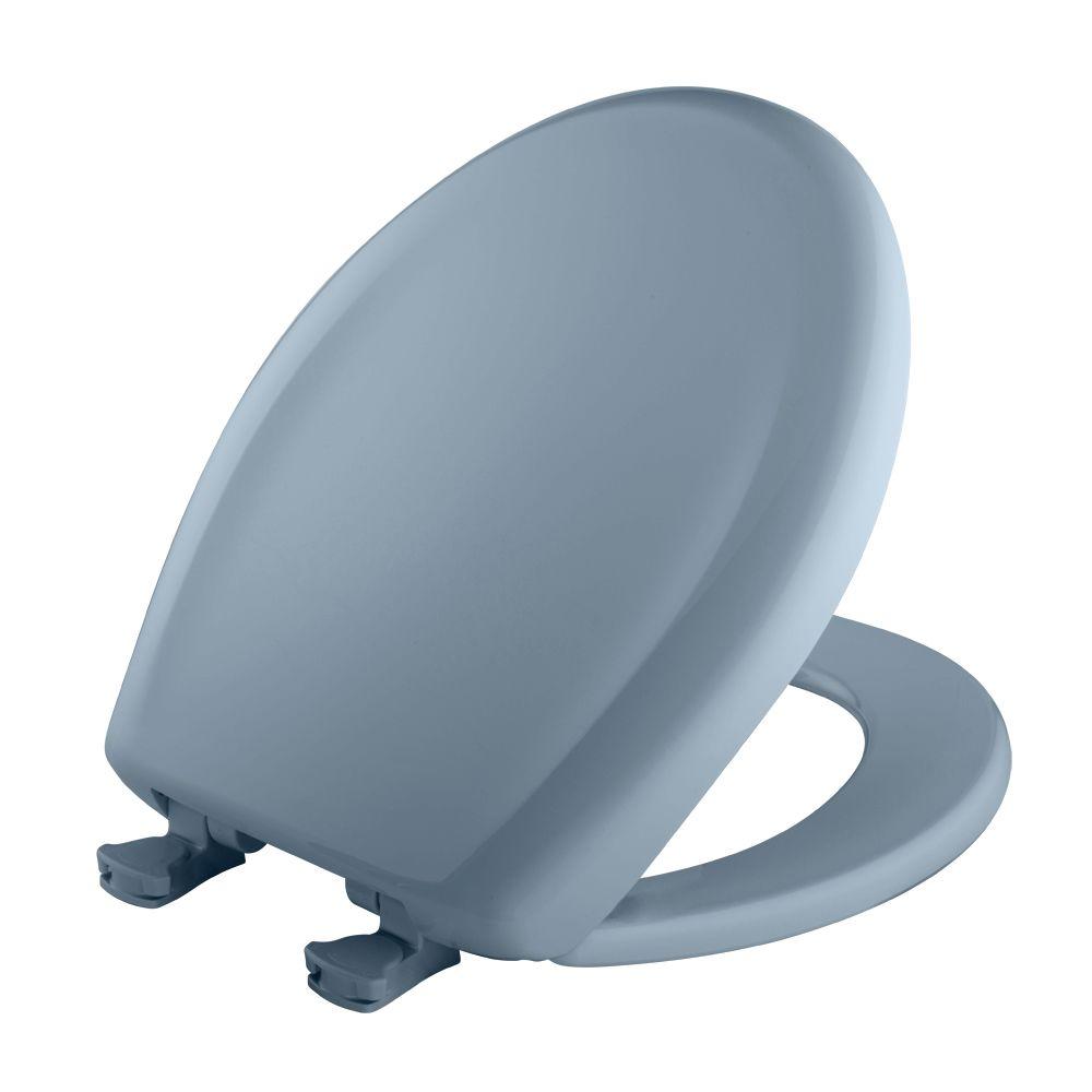Briggs Round Front Toilet Seat - SKY BLUE