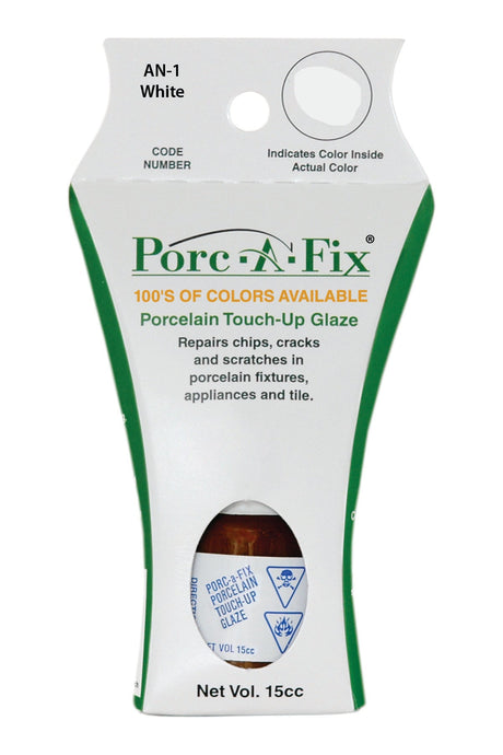Porc-A-Fix offers a simple, affordable way to repair cracks, scratches and small chips in your porcelain bathroom & kitchen fixtures, appliances and tiles.  It can be used on ceramic, porcelain, cast iron, steel and much more. 