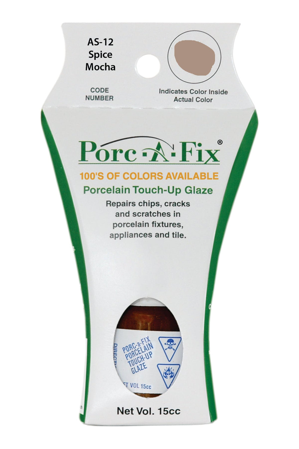 Porc-A-Fix offers a simple, affordable way to repair cracks, scratches and small chips in your porcelain bathroom & kitchen fixtures, appliances and tiles.  It can be used on ceramic, porcelain, cast iron, steel and much more. 