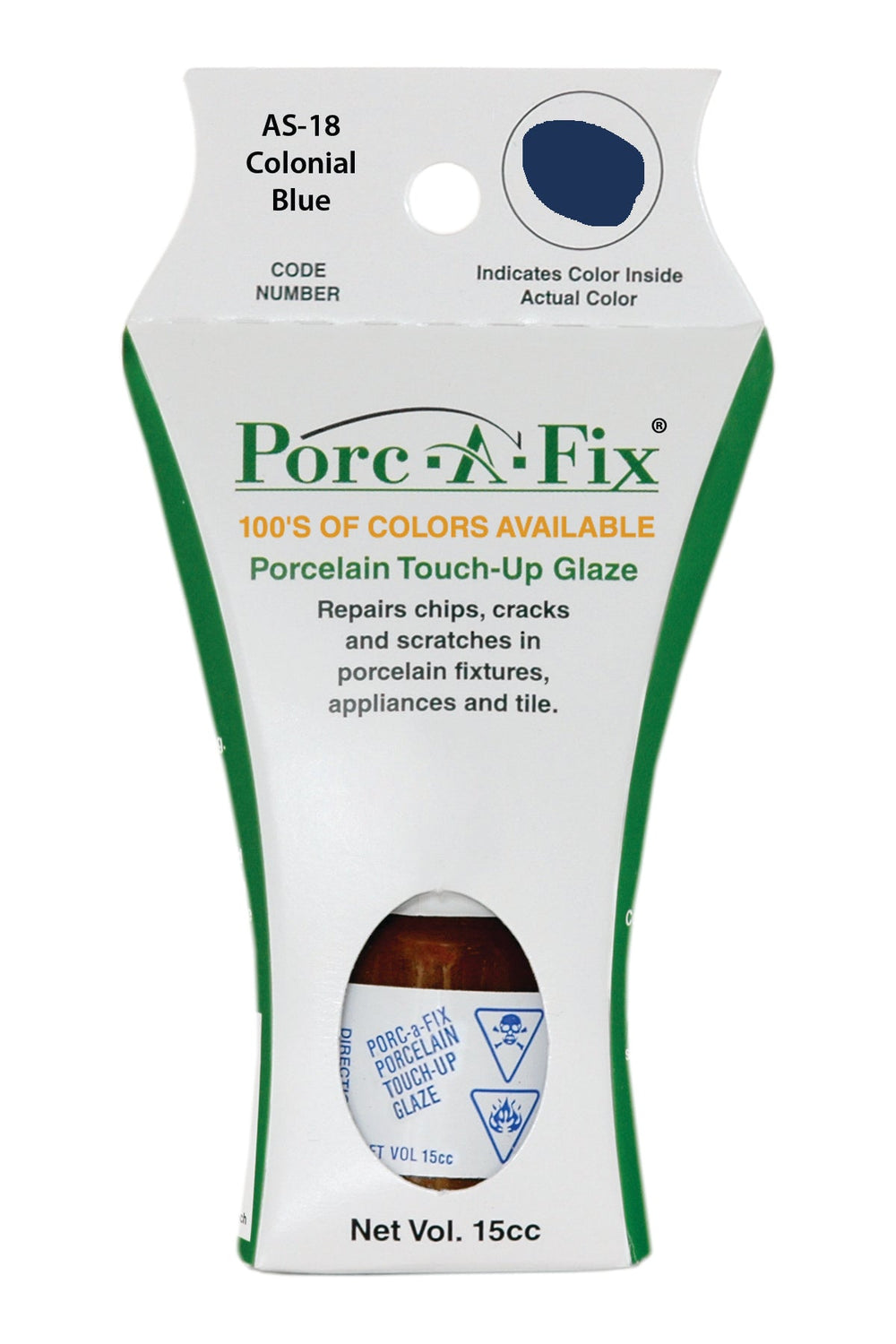 Porc-A-Fix offers a simple, affordable way to repair cracks, scratches and small chips in your porcelain bathroom & kitchen fixtures, appliances and tiles.  It can be used on ceramic, porcelain, cast iron, steel and much more. 
