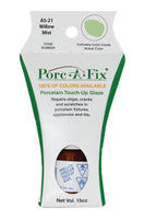 
                Porc-A-Fix offers a simple, affordable way to repair cracks, scratches and small chips in your porcelain bathroom & kitchen fixtures, appliances and tiles.  It can be used on ceramic, porcelain, cast iron, steel and much more. 
              