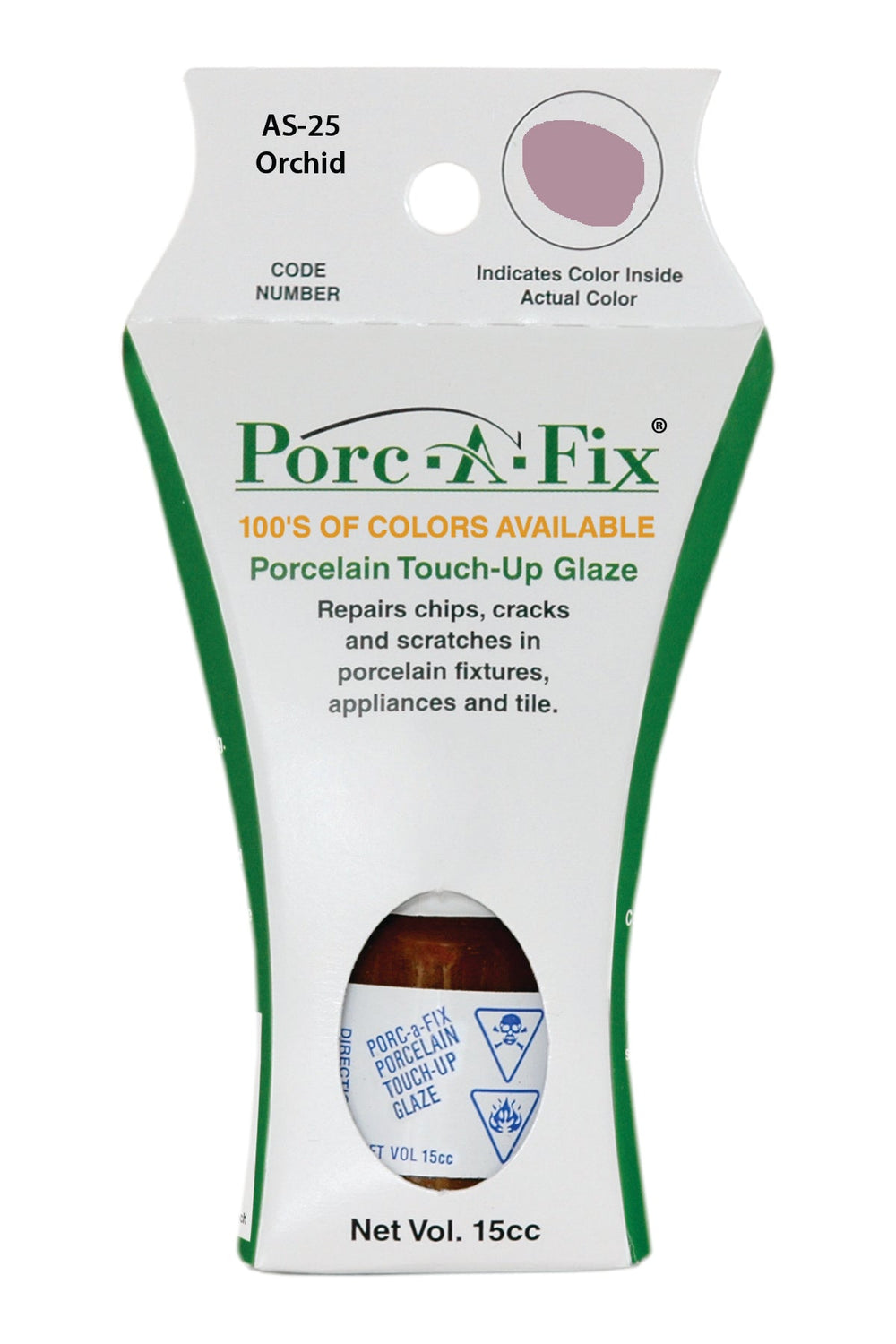Porc-A-Fix offers a simple, affordable way to repair cracks, scratches and small chips in your porcelain bathroom & kitchen fixtures, appliances and tiles.  It can be used on ceramic, porcelain, cast iron, steel and much more. 