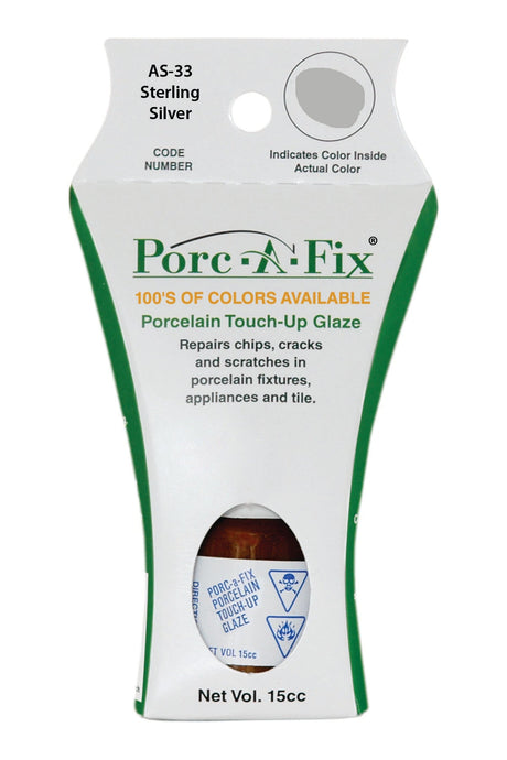 Porc-A-Fix offers a simple, affordable way to repair cracks, scratches and small chips in your porcelain bathroom & kitchen fixtures, appliances and tiles.  It can be used on ceramic, porcelain, cast iron, steel and much more. 