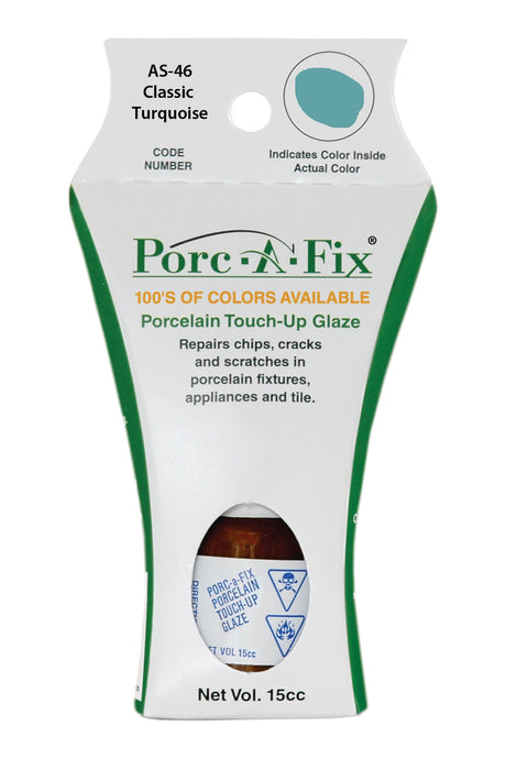 Porc-A-Fix offers a simple, affordable way to repair cracks, scratches and small chips in your porcelain bathroom & kitchen fixtures, appliances and tiles.  It can be used on ceramic, porcelain, cast iron, steel and much more. 