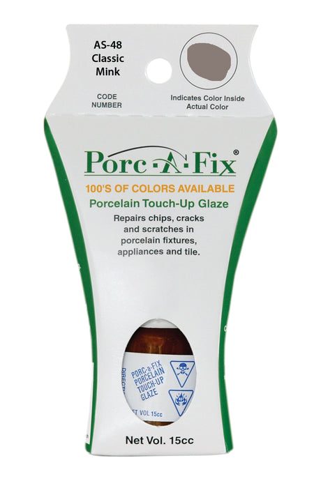 Porc-A-Fix offers a simple, affordable way to repair cracks, scratches and small chips in your porcelain bathroom & kitchen fixtures, appliances and tiles.  It can be used on ceramic, porcelain, cast iron, steel and much more. 