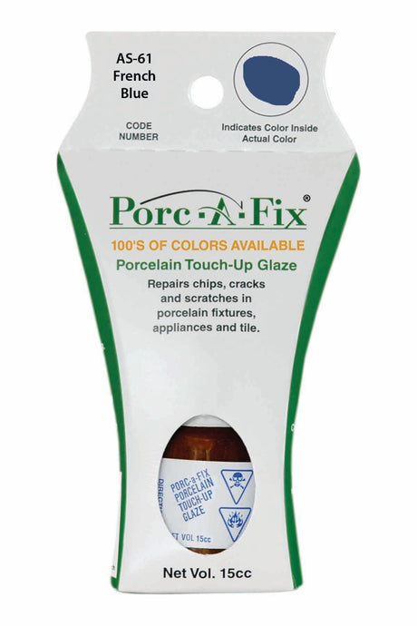 Porc-A-Fix offers a simple, affordable way to repair cracks, scratches and small chips in your porcelain bathroom & kitchen fixtures, appliances and tiles.  It can be used on ceramic, porcelain, cast iron, steel and much more. 