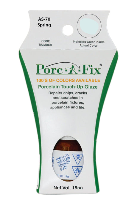 Porc-A-Fix offers a simple, affordable way to repair cracks, scratches and small chips in your porcelain bathroom & kitchen fixtures, appliances and tiles.  It can be used on ceramic, porcelain, cast iron, steel and much more. 