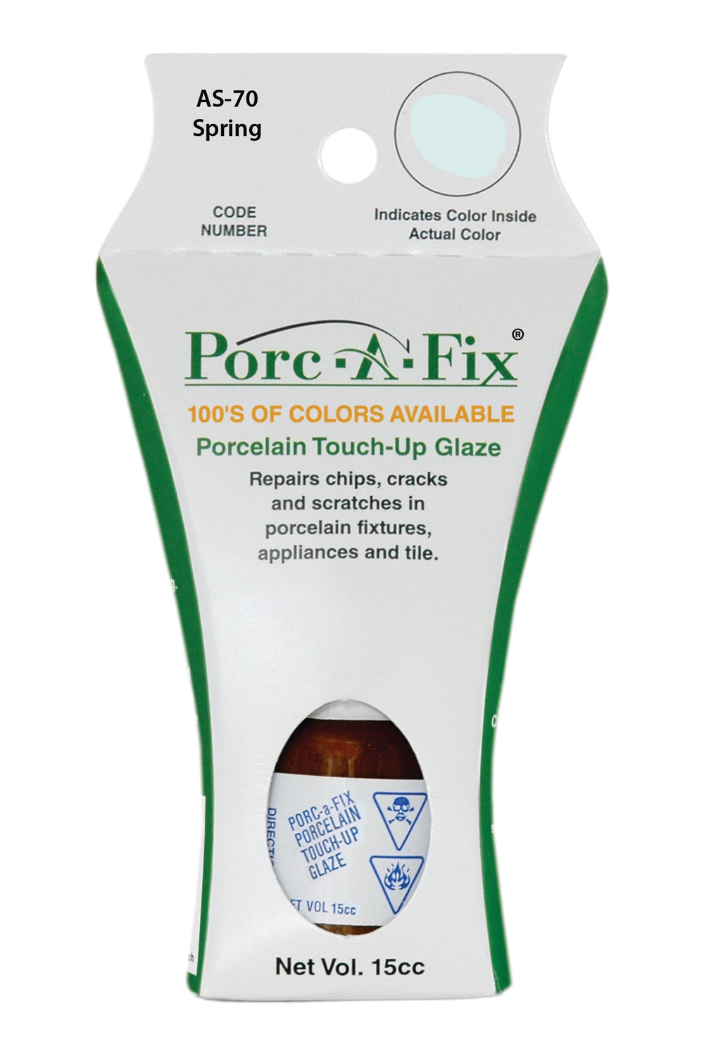 Porc-A-Fix offers a simple, affordable way to repair cracks, scratches and small chips in your porcelain bathroom & kitchen fixtures, appliances and tiles.  It can be used on ceramic, porcelain, cast iron, steel and much more. 