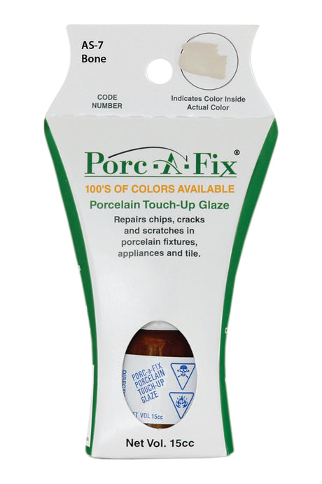 Porc-A-Fix offers a simple, affordable way to repair cracks, scratches and small chips in your porcelain bathroom & kitchen fixtures, appliances and tiles.  It can be used on ceramic, porcelain, cast iron, steel and much more. 