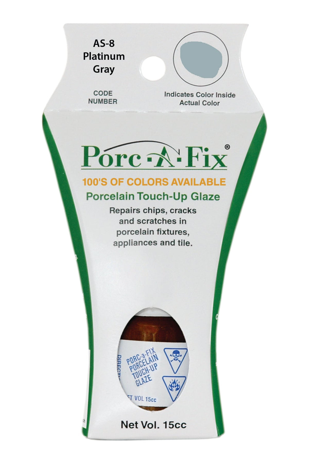 Porc-A-Fix offers a simple, affordable way to repair cracks, scratches and small chips in your porcelain bathroom & kitchen fixtures, appliances and tiles.  It can be used on ceramic, porcelain, cast iron, steel and much more. 