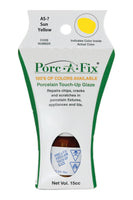 
                Porc-A-Fix offers a simple, affordable way to repair cracks, scratches and small chips in your porcelain bathroom & kitchen fixtures, appliances and tiles.  It can be used on ceramic, porcelain, cast iron, steel and much more. 
              