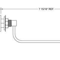 American Standard Replacement Tank Handle For The 730288, 730283, 738693, 738725 & 738837 Tank Handles