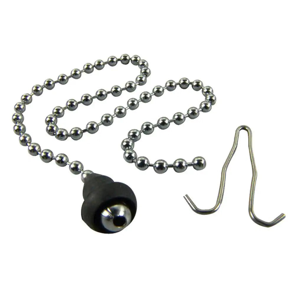 American Standard Replacement Flush Valve Bead Chain, Rubber Grommet & Clip