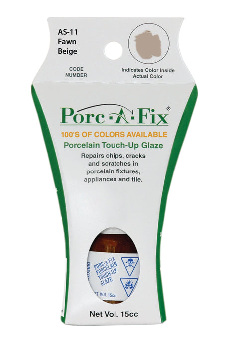 Porc-A-Fix offers a simple, affordable way to repair cracks, scratches and small chips in your porcelain bathroom & kitchen fixtures, appliances and tiles.  It can be used on ceramic, porcelain, cast iron, steel and much more. 
