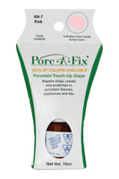 
                Porc-A-Fix offers a simple, affordable way to repair cracks, scratches and small chips in your porcelain bathroom & kitchen fixtures, appliances and tiles.  It can be used on ceramic, porcelain, cast iron, steel and much more. 
              