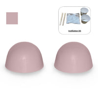 
                American Standard Replacement Ceramic Toilet Bolt Caps - Set of 2 - ROSE DU BARRY
              