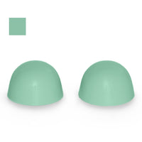 
                American Standard Replacement Ceramic Toilet Bolt Caps - Set of 2 - MING GREEN
              