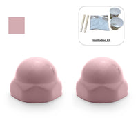 
                American Standard Replacement Ceramic Toilet Bolt Caps - Set of 2 - ROSE DU BARRY
              
