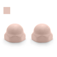
                American Standard Replacement Hex Ceramic Toilet Bolt Caps - Set of 2 - CORALLIN - DPF-Plumbing
              