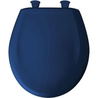 
                American Standard Round Front Toilet Seat - COLONIAL BLUE - DPF-Plumbing
              