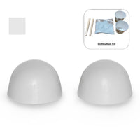 
                American Standard Replacement Ceramic Toilet Bolt Caps - Set of 2 - White
              