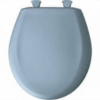
                Briggs Round Front Toilet Seat - SKY BLUE - DPF-Plumbing
              