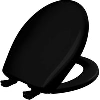 Briggs Round Front Toilet Seat - BLACK