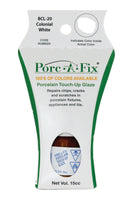 
                Porc-A-Fix offers a simple, affordable way to repair cracks, scratches and small chips in your porcelain bathroom & kitchen fixtures, appliances and tiles.  It can be used on ceramic, porcelain, cast iron, steel and much more. 
              