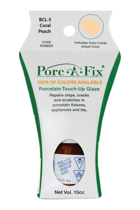 Porc-A-Fix offers a simple, affordable way to repair cracks, scratches and small chips in your porcelain bathroom & kitchen fixtures, appliances and tiles.  It can be used on ceramic, porcelain, cast iron, steel and much more. 