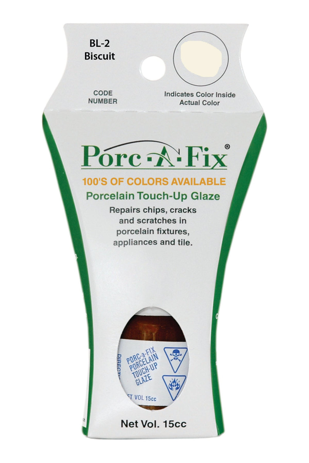 Porc-A-Fix offers a simple, affordable way to repair cracks, scratches and small chips in your porcelain bathroom & kitchen fixtures, appliances and tiles.  It can be used on ceramic, porcelain, cast iron, steel and much more. 