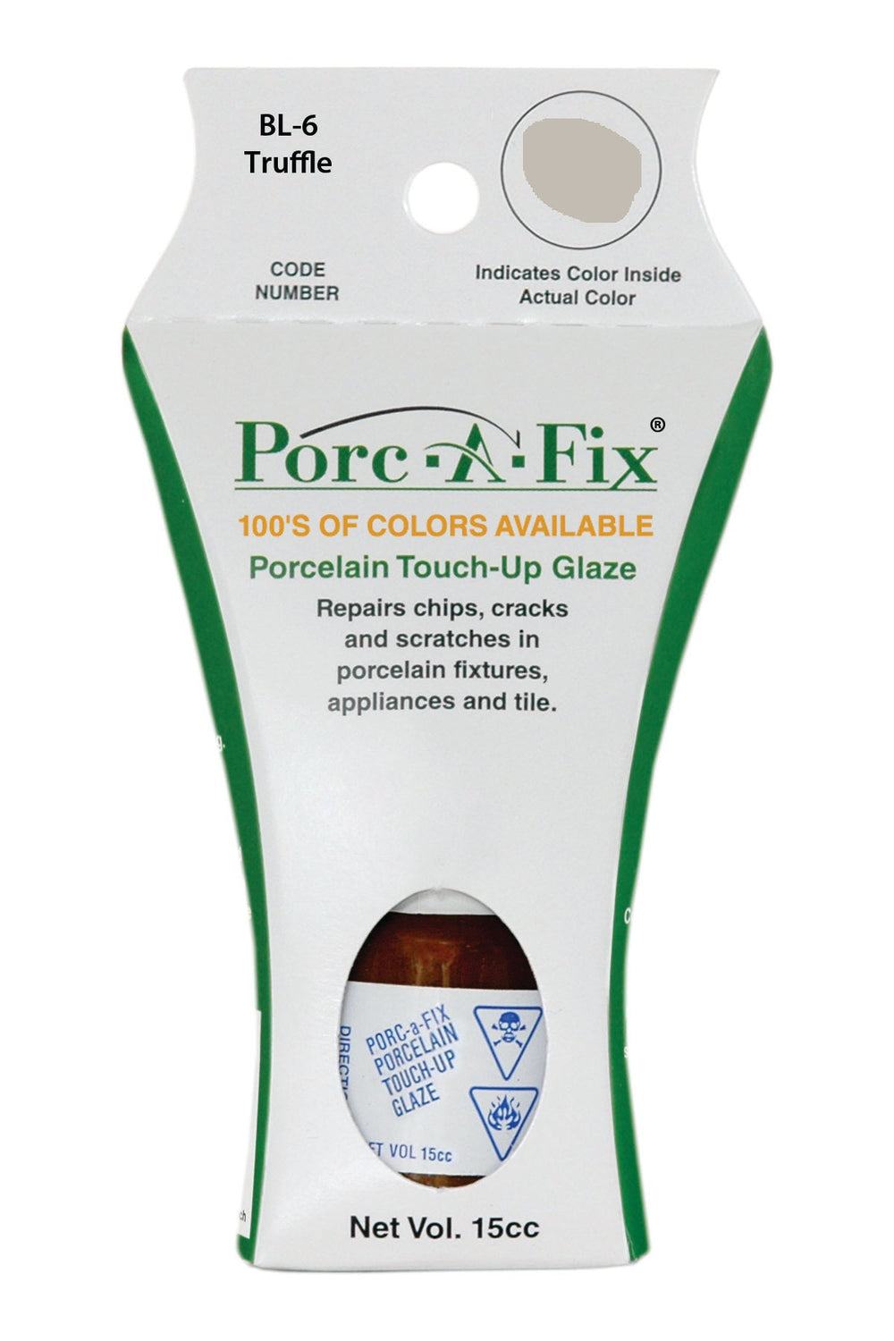 Porc-A-Fix offers a simple, affordable way to repair cracks, scratches and small chips in your porcelain bathroom & kitchen fixtures, appliances and tiles.  It can be used on ceramic, porcelain, cast iron, steel and much more. 