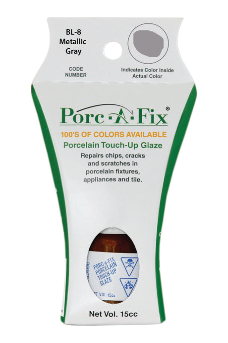Porc-A-Fix offers a simple, affordable way to repair cracks, scratches and small chips in your porcelain bathroom & kitchen fixtures, appliances and tiles.  It can be used on ceramic, porcelain, cast iron, steel and much more. 