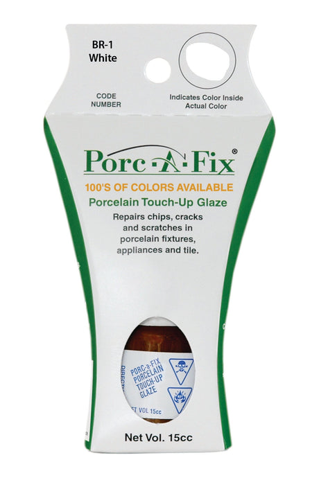 Porc-A-Fix offers a simple, affordable way to repair cracks, scratches and small chips in your porcelain bathroom & kitchen fixtures, appliances and tiles.  It can be used on ceramic, porcelain, cast iron, steel and much more. 