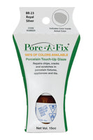 
                Porc-A-Fix offers a simple, affordable way to repair cracks, scratches and small chips in your porcelain bathroom & kitchen fixtures, appliances and tiles.  It can be used on ceramic, porcelain, cast iron, steel and much more. 
              
