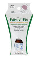 
                Porc-A-Fix offers a simple, affordable way to repair cracks, scratches and small chips in your porcelain bathroom & kitchen fixtures, appliances and tiles.  It can be used on ceramic, porcelain, cast iron, steel and much more. 
              