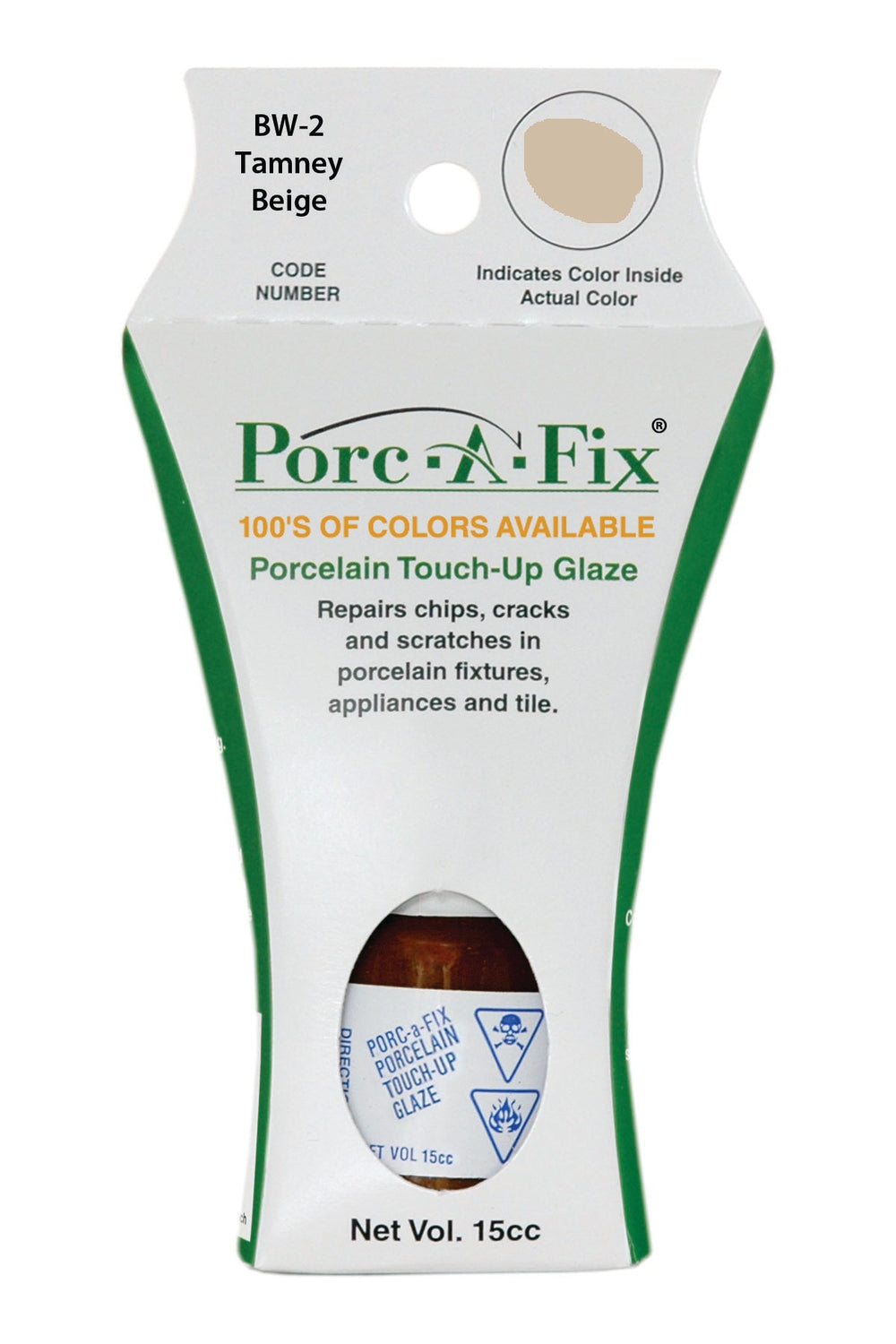 Porc-A-Fix offers a simple, affordable way to repair cracks, scratches and small chips in your porcelain bathroom & kitchen fixtures, appliances and tiles.  It can be used on ceramic, porcelain, cast iron, steel and much more. 