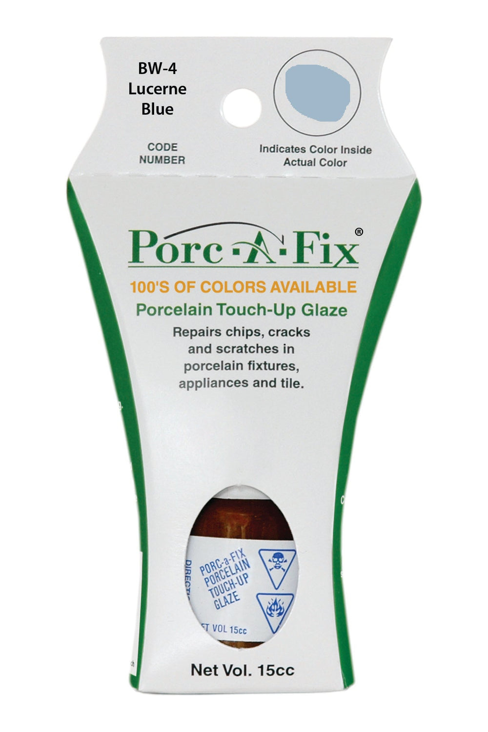 Porc-A-Fix offers a simple, affordable way to repair cracks, scratches and small chips in your porcelain bathroom & kitchen fixtures, appliances and tiles.  It can be used on ceramic, porcelain, cast iron, steel and much more. 