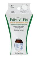 
                Porc-A-Fix offers a simple, affordable way to repair cracks, scratches and small chips in your porcelain bathroom & kitchen fixtures, appliances and tiles.  It can be used on ceramic, porcelain, cast iron, steel and much more. 
              