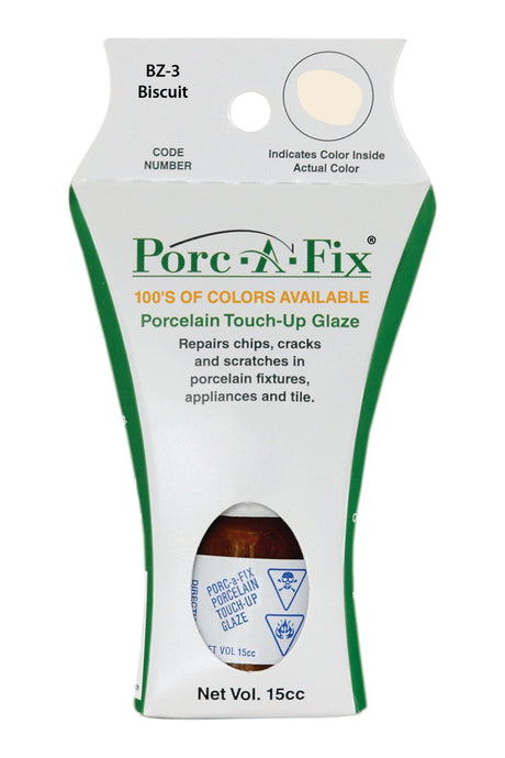 Porc-A-Fix offers a simple, affordable way to repair cracks, scratches and small chips in your porcelain bathroom & kitchen fixtures, appliances and tiles.  It can be used on ceramic, porcelain, cast iron, steel and much more. 