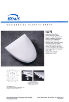
                American Standard 5340.13.021 Replacement Toilet Seat - BONE (EL270-006)
              