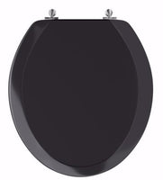 
                American Standard Round Front Toilet Seat - BLACK / IONIAN BLACK
              