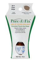 
                Porc-A-Fix offers a simple, affordable way to repair cracks, scratches and small chips in your porcelain bathroom & kitchen fixtures, appliances and tiles.  It can be used on ceramic, porcelain, cast iron, steel and much more. 
              