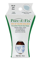 
                Porc-A-Fix offers a simple, affordable way to repair cracks, scratches and small chips in your porcelain bathroom & kitchen fixtures, appliances and tiles.  It can be used on ceramic, porcelain, cast iron, steel and much more. 
              