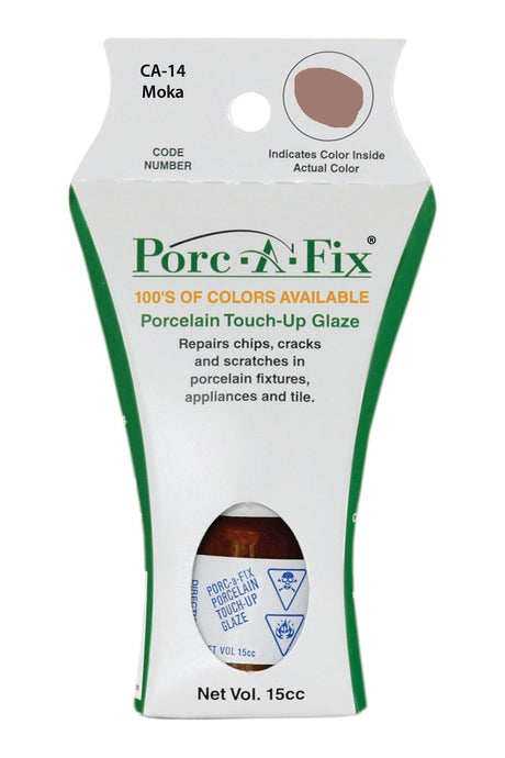 Porc-A-Fix offers a simple, affordable way to repair cracks, scratches and small chips in your porcelain bathroom & kitchen fixtures, appliances and tiles.  It can be used on ceramic, porcelain, cast iron, steel and much more. 
